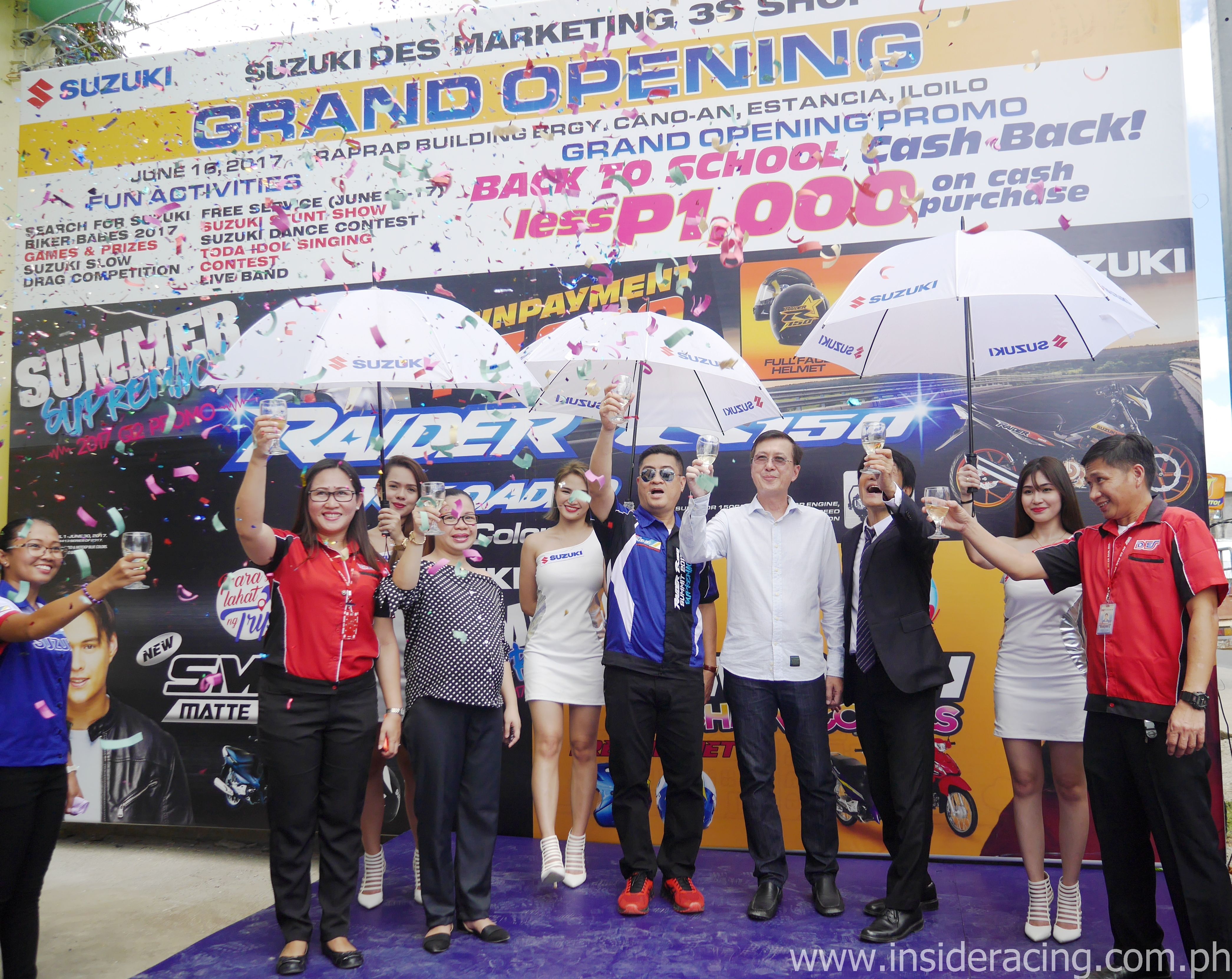 IR News: DES Marketing Now Has a Suzuki 3S Shop in Iloilo! - InsideRACING