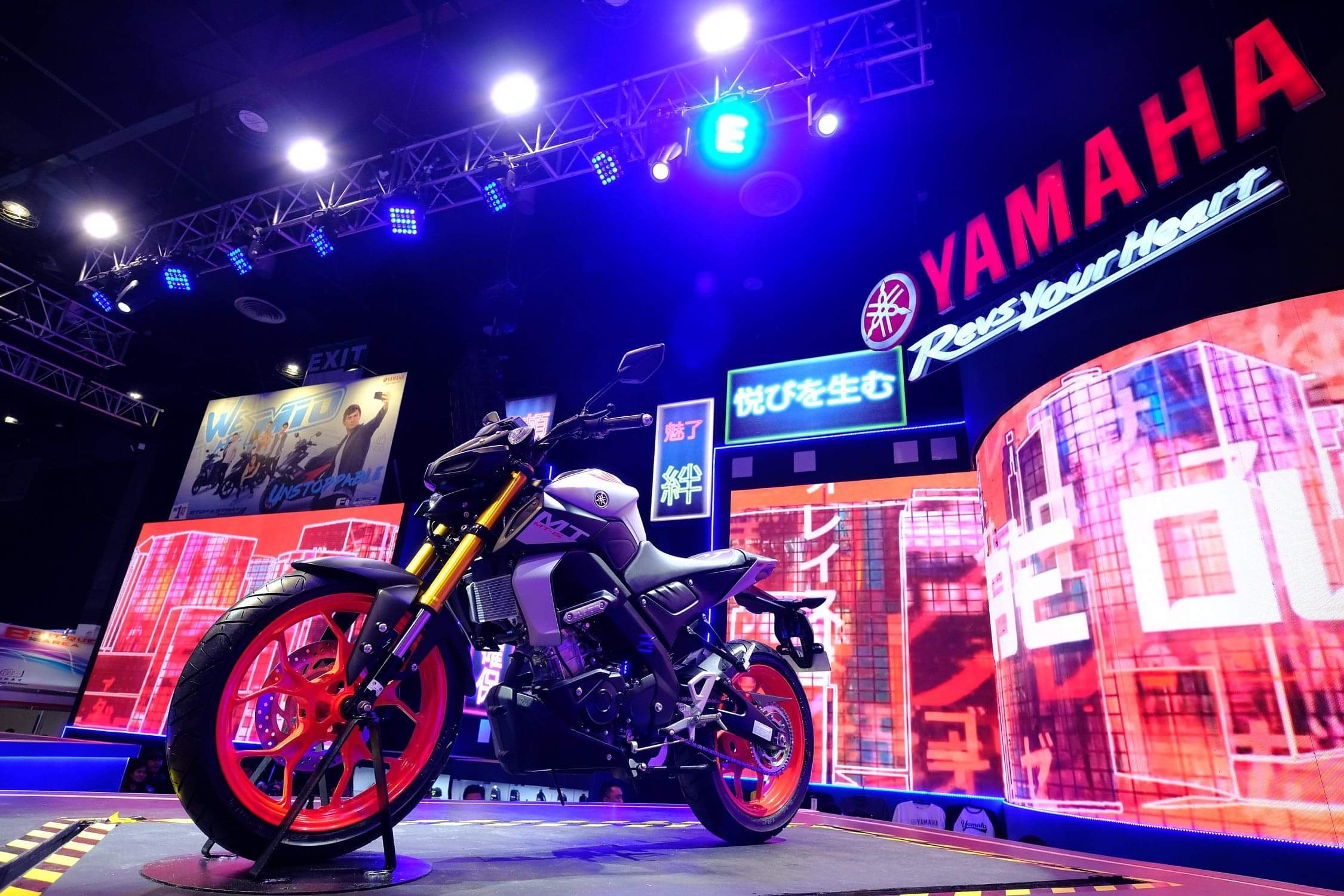 MT-15 unveiled at the IR Bikefest