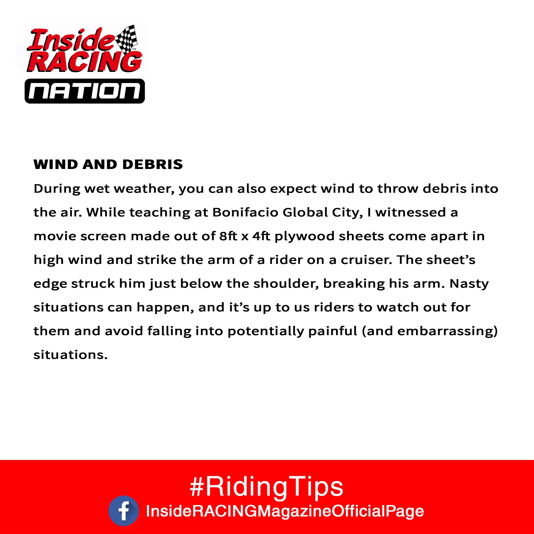 Wet Outside Riding Tips 6
