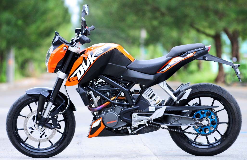 ktm duke 200 modification parts