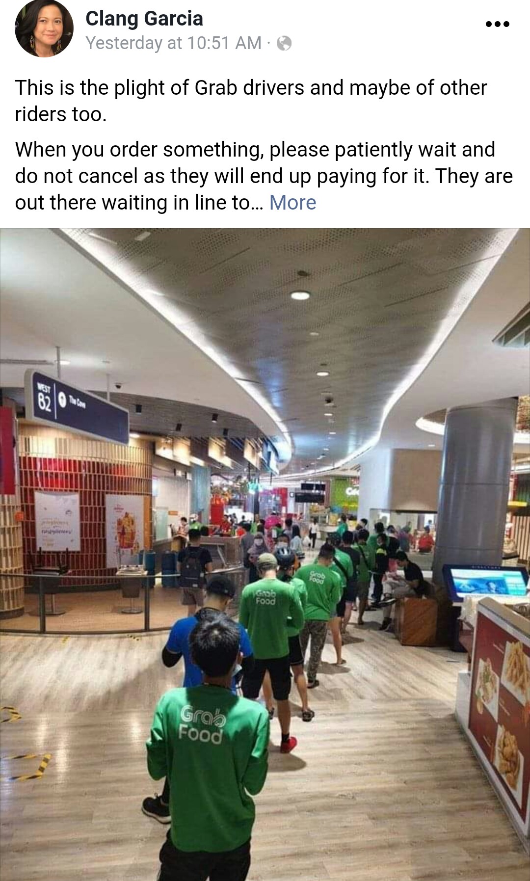 InsideRACING Netizen Urges Compassion for Grab Rider