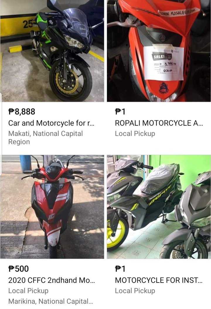 Online second hand discount motorcycle