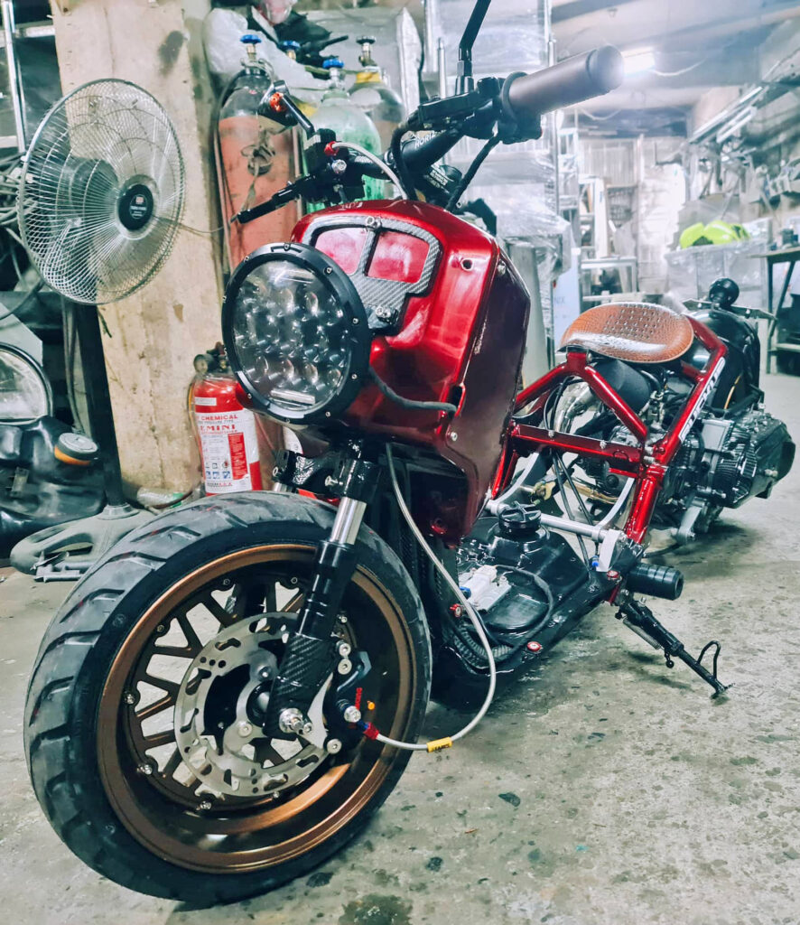 InsideRACING Custom Honda Ruckus Bobber from Manila