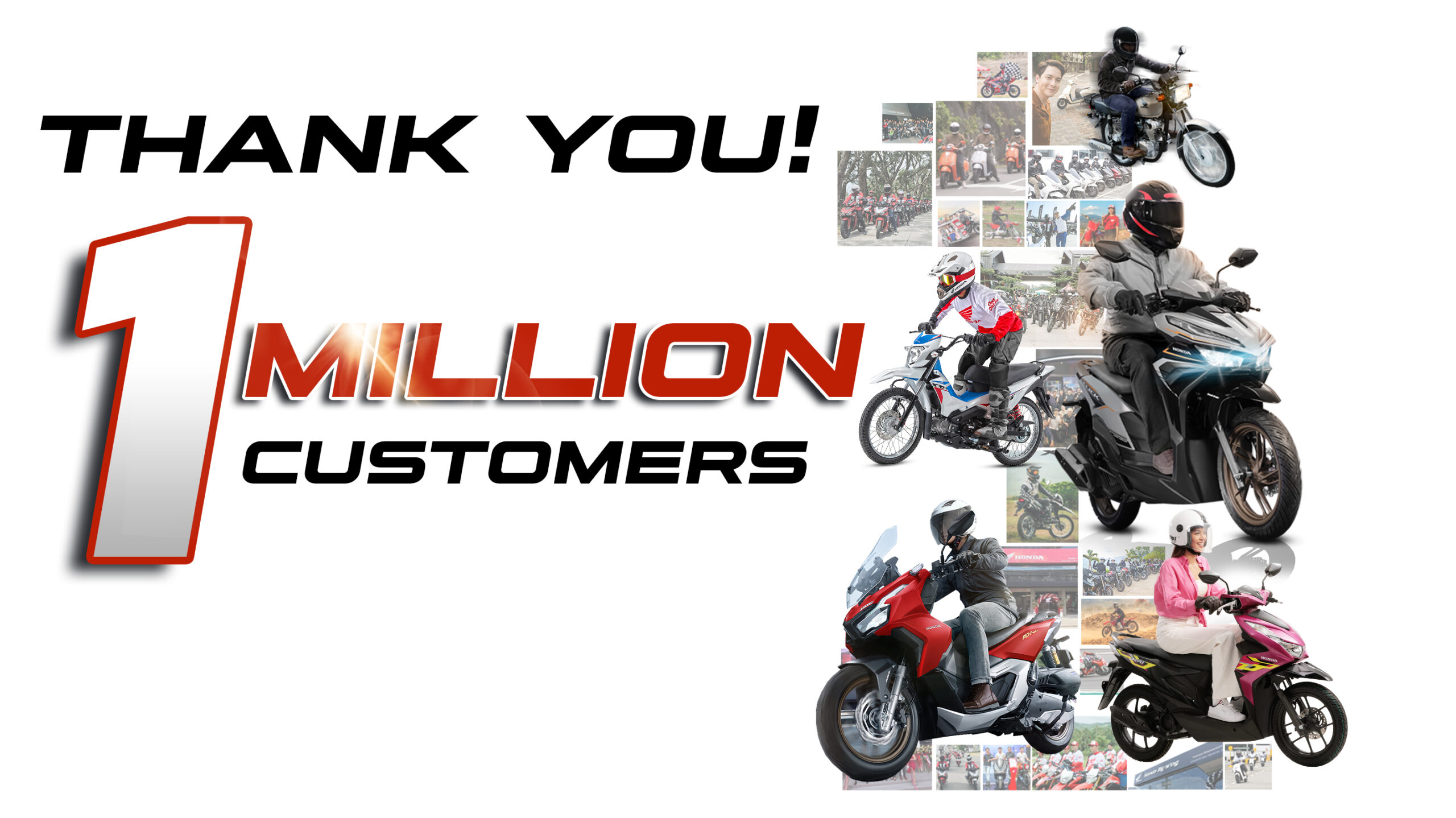 Thank You 1m Customers