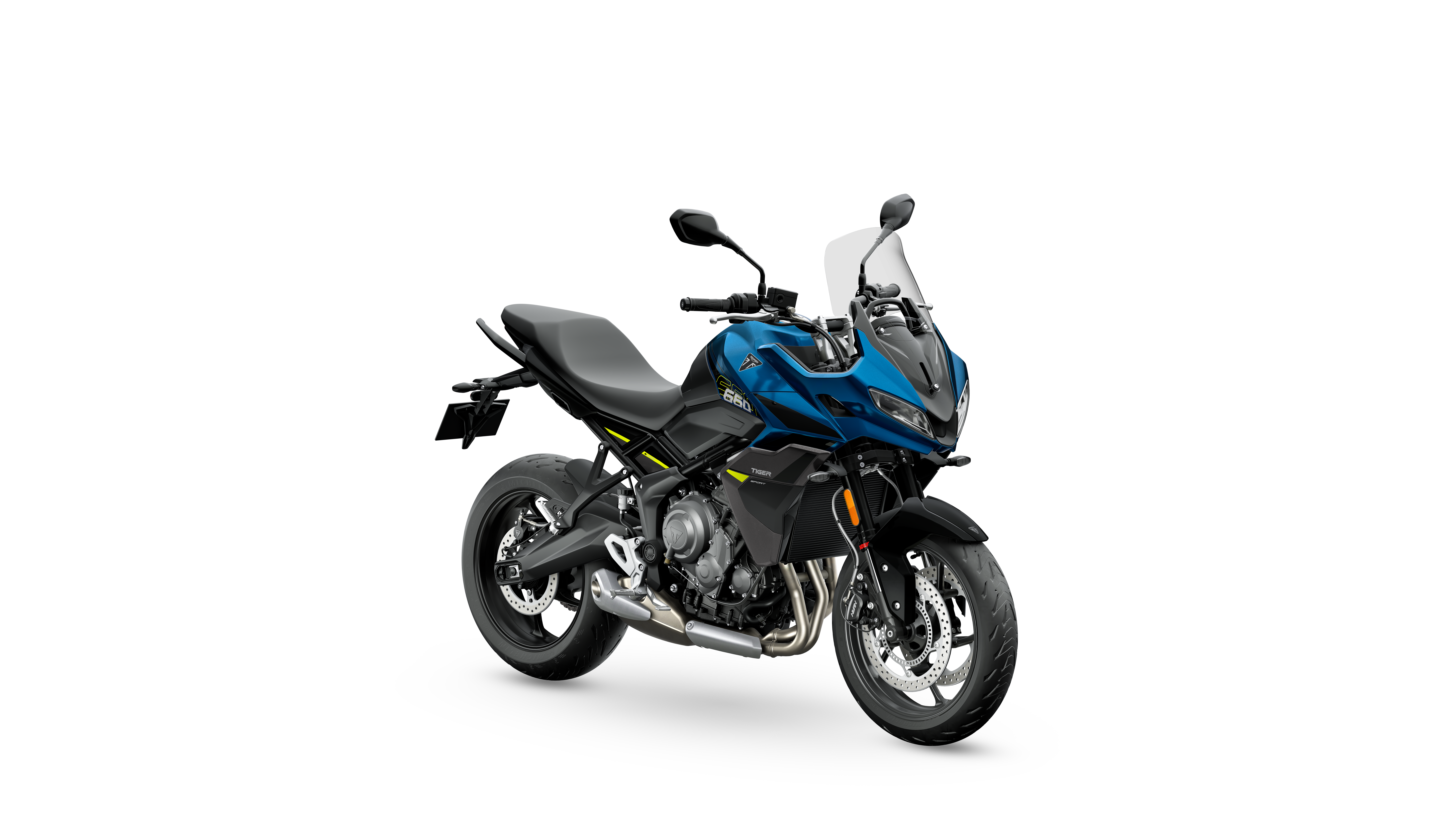 Tiger Sport 660 My26 Interstellar Blue Rhs Front Angle