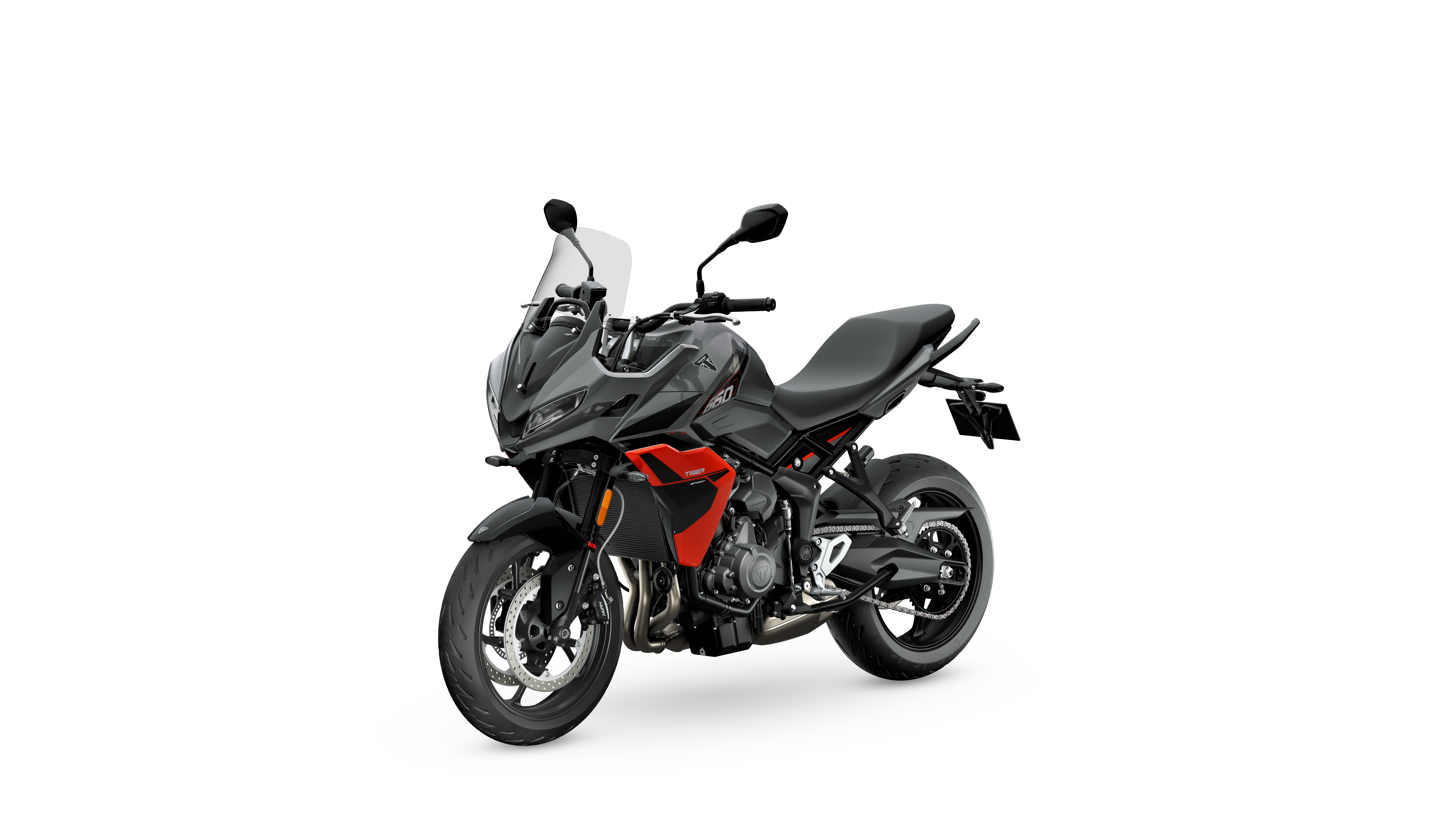 Tiger Sport 660 My26 Silver Ice Lhs Front Angle